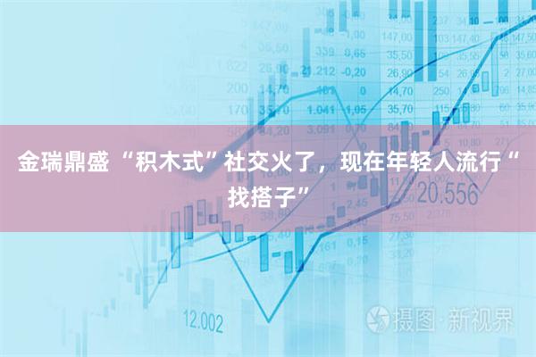金瑞鼎盛 “积木式”社交火了，现在年轻人流行“找搭子”